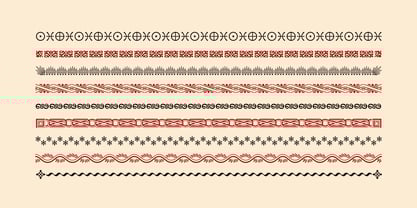 Garrigos ornamental Font Poster 2