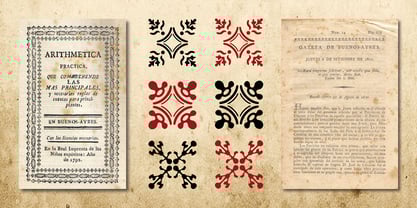 Garrigos ornamental Font Poster 4