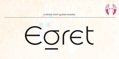 Egret Font Poster 9