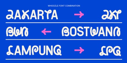 Whoozle Font Poster 10