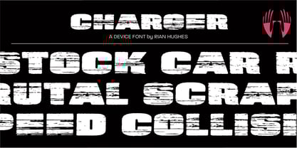 Charger Font Poster 1