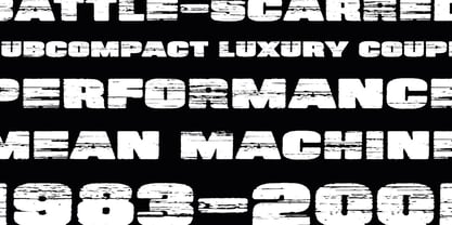 Charger Font Poster 6