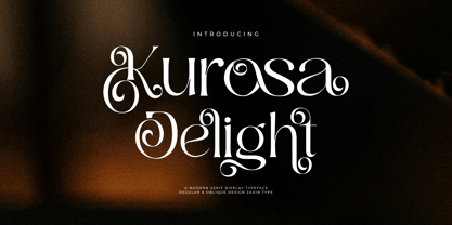 Kurosa Delight Font Poster 1