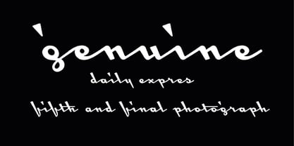 Cottingley Font Poster 6