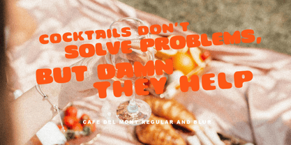 Cafe Del Mont Font Poster 4