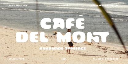 Cafe Del Mont Font Poster 1