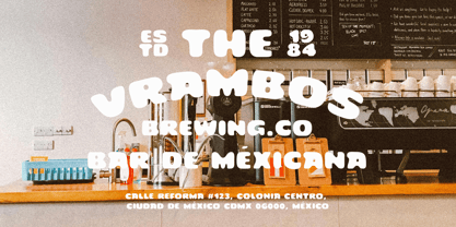 Cafe Del Mont Font Poster 11