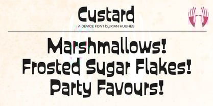 Custard Font Poster 8