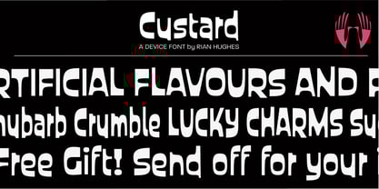 Custard Font Poster 1