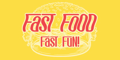Hot Fries Font Poster 2