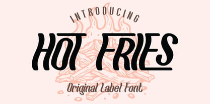 Hot Fries Font Poster 1