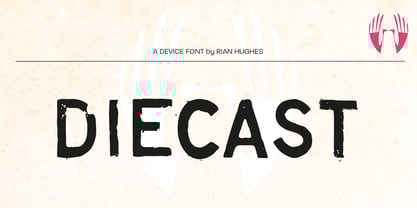 Diecast Font Poster 6