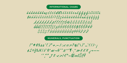 Hamilton Brittany Font Poster 15