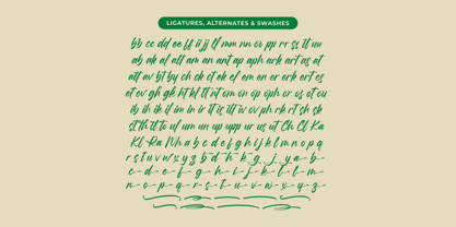 Hamilton Brittany Font Poster 14