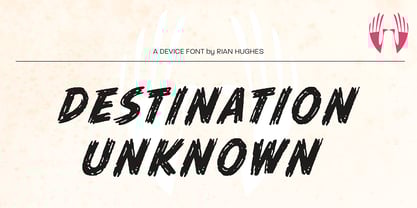 Destination Unknown Font Poster 10