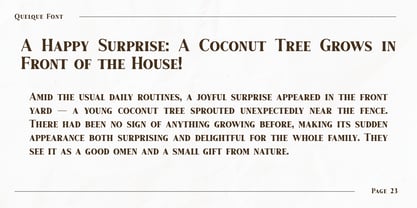 Quelque Font Poster 10