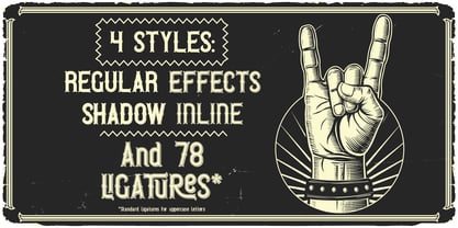 Rock Cafe Font Poster 6