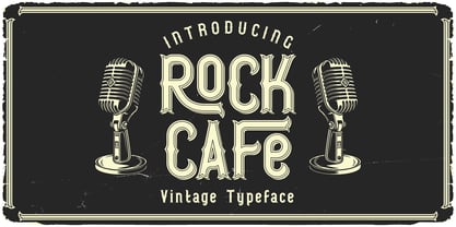 Rock Cafe Font Poster 1