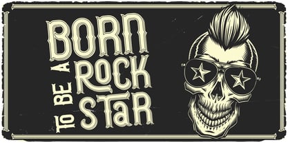 Rock Cafe Font Poster 2