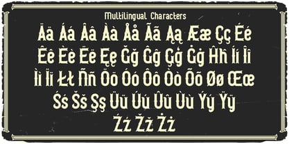 Rock Cafe Font Poster 5