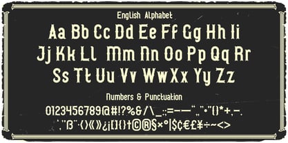 Rock Cafe Font Poster 3