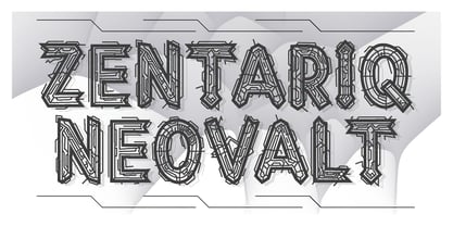 Dezilt Font Poster 3