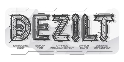 Dezilt Font Poster 1