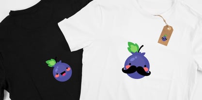 Blueberry Tart Font Poster 12