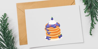 Blueberry Tart Font Poster 13