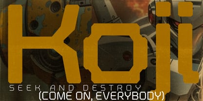 Koji Font Poster 7