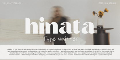 Hiluna Font Poster 11