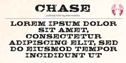 Chase Font Poster 13