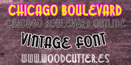 Chicago Boulevard Font Poster 1