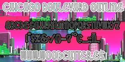 Chicago Boulevard Font Poster 5