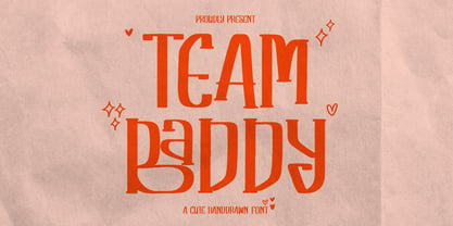Team Baddy Font Poster 1
