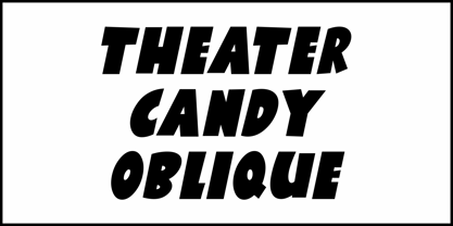 Theater Candy JNL Font Poster 4