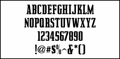 British Auto JNL Font Poster 3