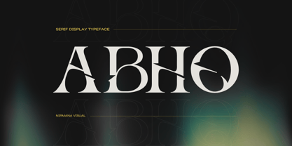 Abho Luxury Font Poster 1