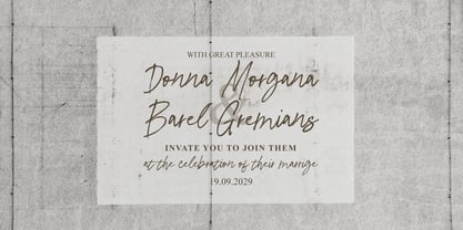 Saturate Brush Font Poster 3