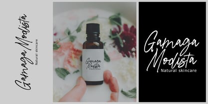 Saturate Brush Font Poster 10