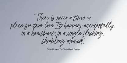 Saturate Brush Font Poster 6