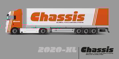 Chassis Font Poster 15