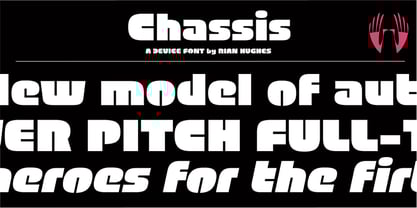 Chassis Font Poster 1
