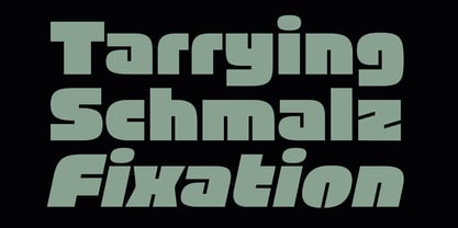 Chassis Font Poster 3