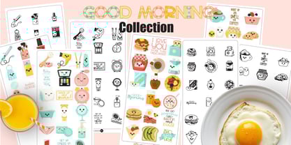 Good Morning Font Poster 1