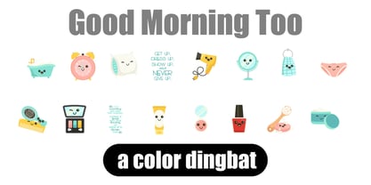 Good Morning Font Poster 4