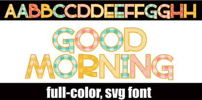 Good Morning Font Poster 2