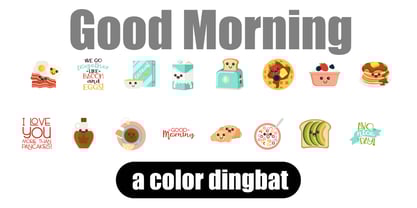 Good Morning Font Poster 3