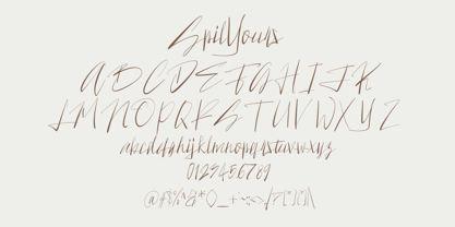 Spil Yours Font Poster 6