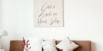 Spil Yours Font Poster 2